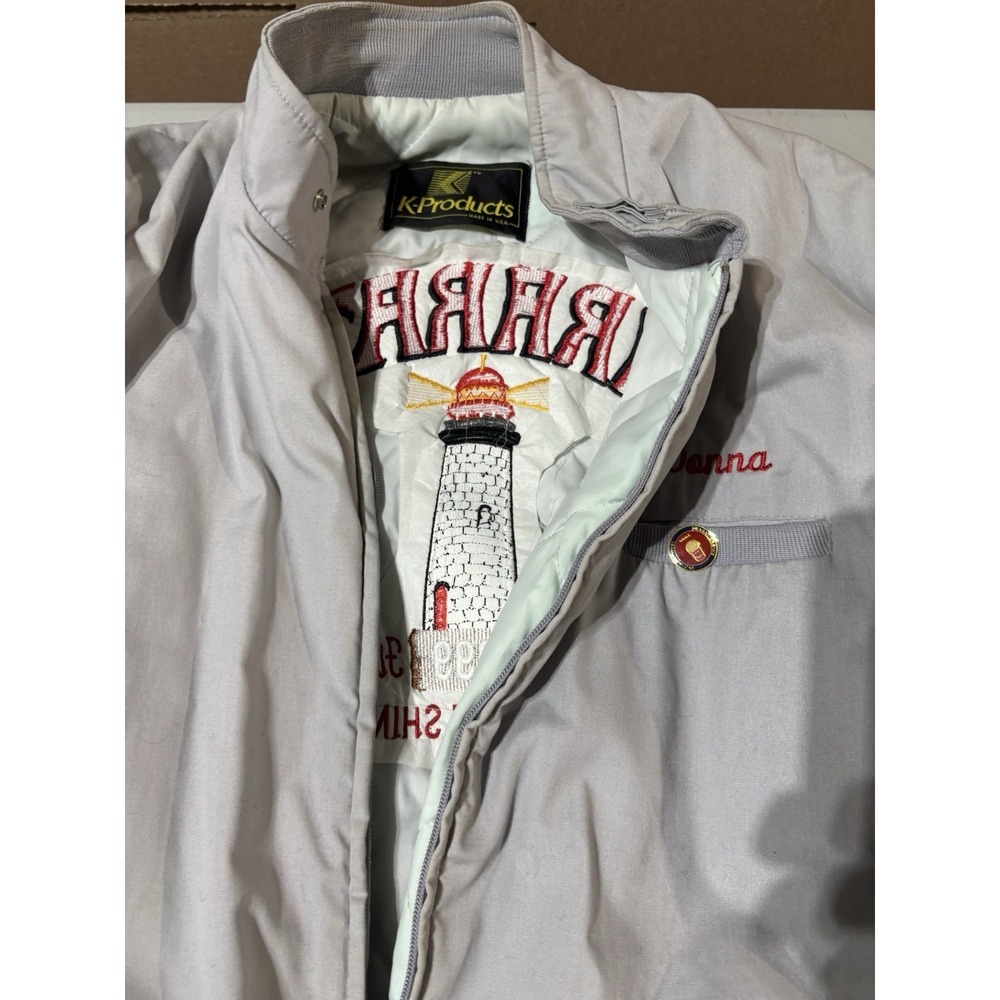 Vintage K Products Jacket‎ Ararat Shriners Donna 1999 First Lady Lg Gray